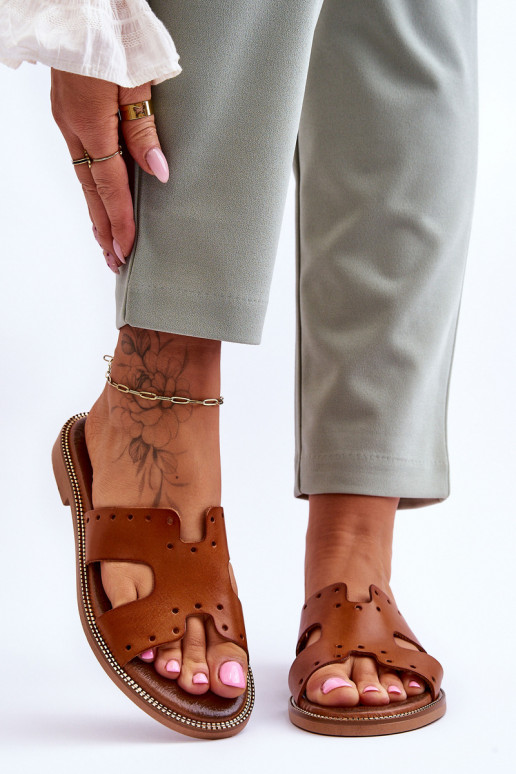 Zazoo 40326 Sieviešu Čības Ar dekoratīviem izgriezumiem brūnas krāsas Zazoo 40326 Sieviešu Čības Ar dekoratīviem izgriezumiem brūnas krāsas