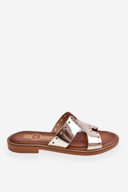 Zazoo 40326 Sieviešu Čības Ar dekoratīviem izgriezumiem Zelta krāsas Zazoo 40326 Sieviešu Čības Ar dekoratīviem izgriezumiem Zelta krāsas