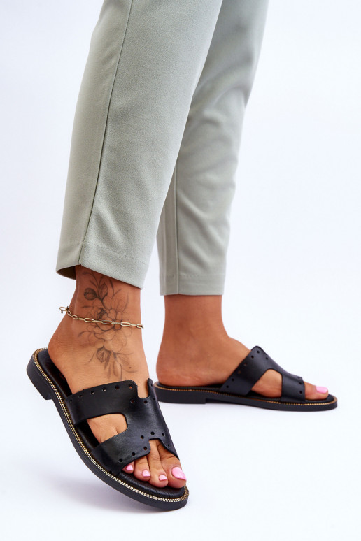 Zazoo 40326 Sieviešu Čības Ar dekoratīviem izgriezumiem melnas krāsas Zazoo 40326 Sieviešu Čības Ar dekoratīviem izgriezumiem melnas krāsas