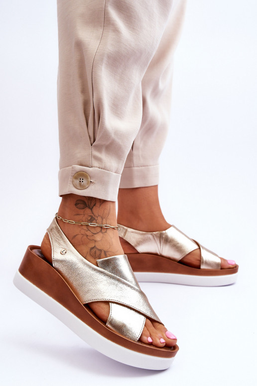 Āda ar platformus basenes Zelta krāsas Morgan Āda ar platformus basenes Zelta krāsas Morgan