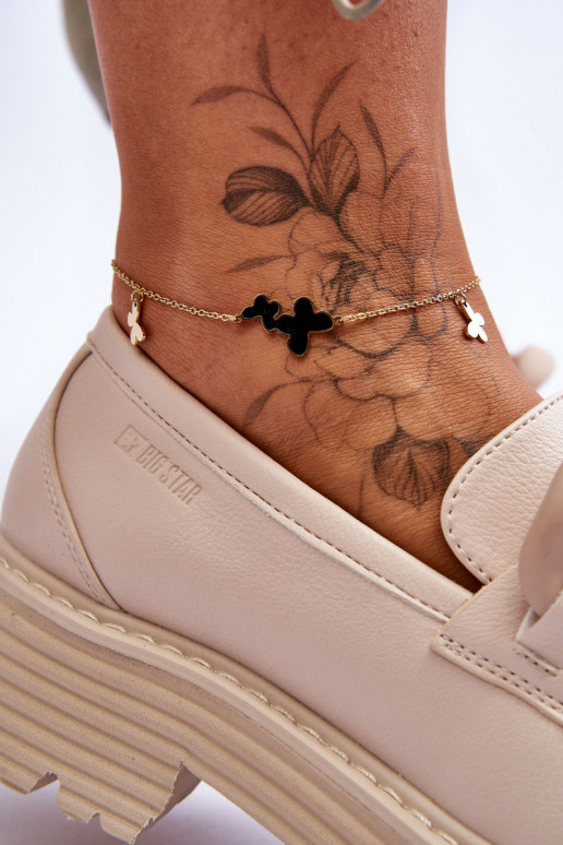 Āda Mokasīni apavi Big Star LL274581 smilšu krāsas Āda Mokasīni apavi Big Star LL274581 smilšu krāsas