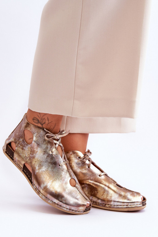 Gaisma Āda Sieviešu puszābaki Tā irciejka 03426-42 Zelta krāsas Gaisma Āda Sieviešu puszābaki Tā irciejka 03426-42 Zelta krāsas