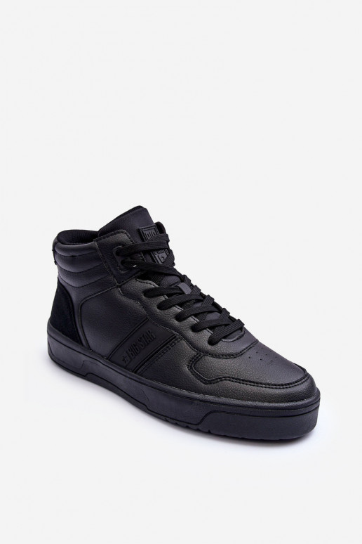 sporta apavi Vīriešiem Memory Foam Big Star KK174135 906 melnas krāsas sporta apavi Vīriešiem Memory Foam Big Star KK174135 906 melnas krāsas