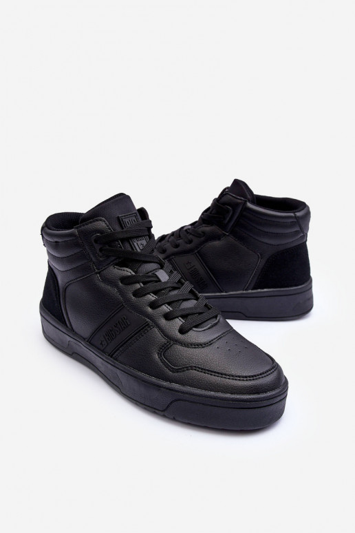 sporta apavi Vīriešiem Memory Foam Big Star KK174135 906 melnas krāsas sporta apavi Vīriešiem Memory Foam Big Star KK174135 906 melnas krāsas