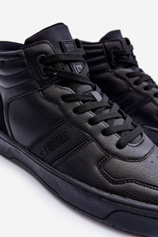 sporta apavi Vīriešiem Memory Foam Big Star KK174135 906 melnas krāsas sporta apavi Vīriešiem Memory Foam Big Star KK174135 906 melnas krāsas