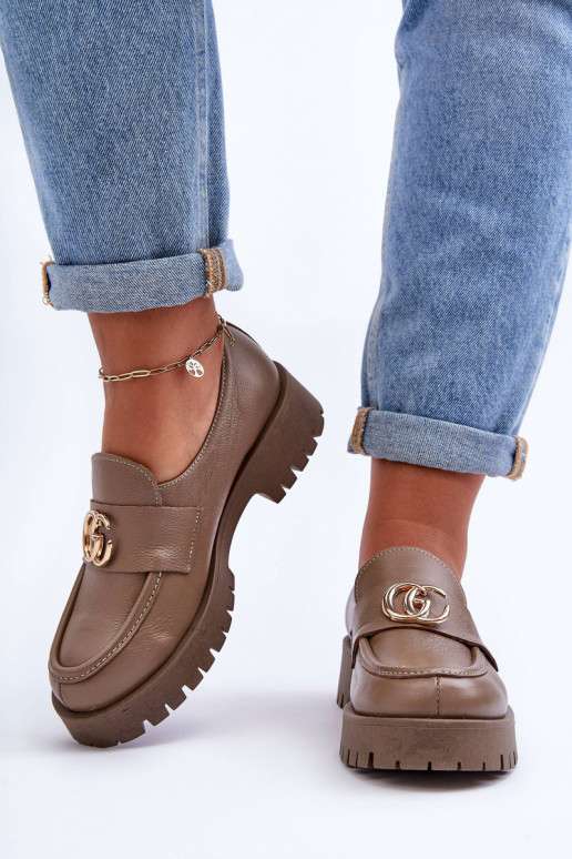 Stilīgi apavi ar ornamentiem smilšu krāsas Rosefalls Stilīgi apavi ar ornamentiem smilšu krāsas Rosefalls