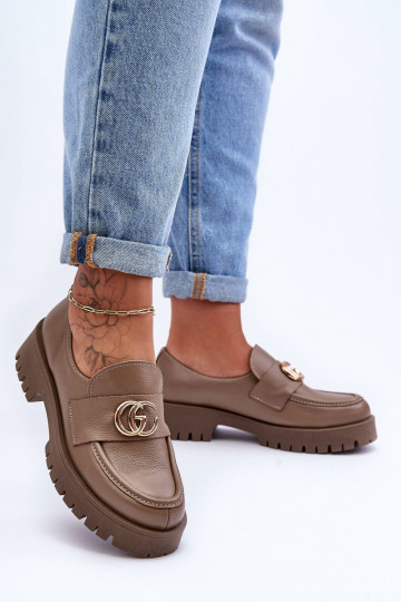 Stilīgi apavi ar ornamentiem smilšu krāsas Rosefalls 2