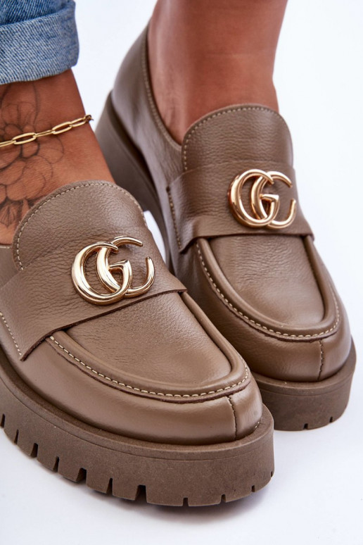 Stilīgi apavi ar ornamentiem smilšu krāsas Rosefalls Stilīgi apavi ar ornamentiem smilšu krāsas Rosefalls