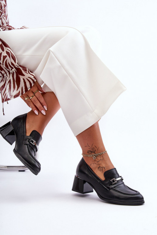 Ērti Āda Kurpes melnas krāsas Lemar Damira Ērti Āda Kurpes melnas krāsas Lemar Damira