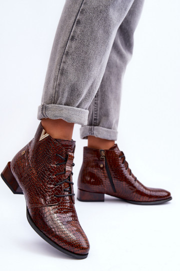 Sieviešu puszābaki Tā irciejka 5743C-02 brūnas krāsas