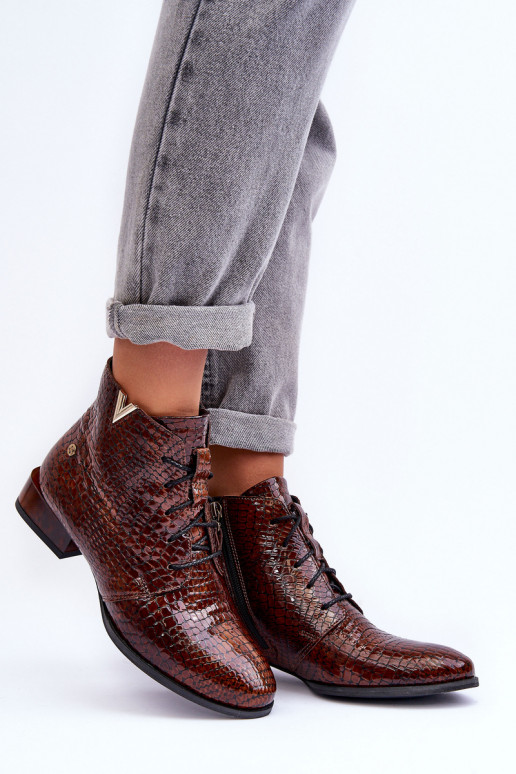 Sieviešu puszābaki Tā irciejka 5743C-02 brūnas krāsas