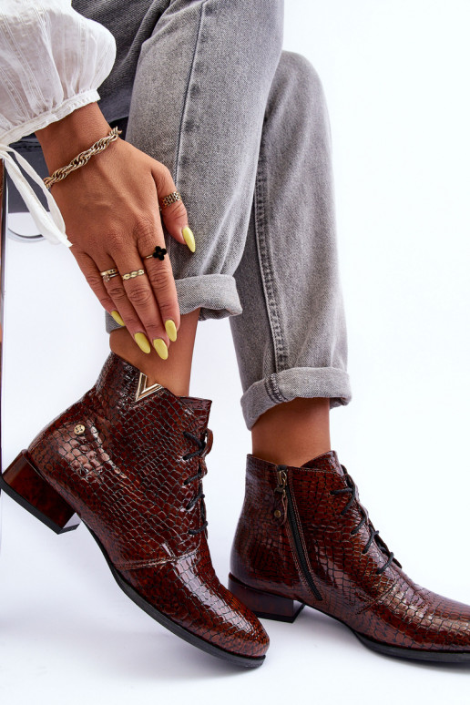 Sieviešu puszābaki Tā irciejka 5743C-02 brūnas krāsas