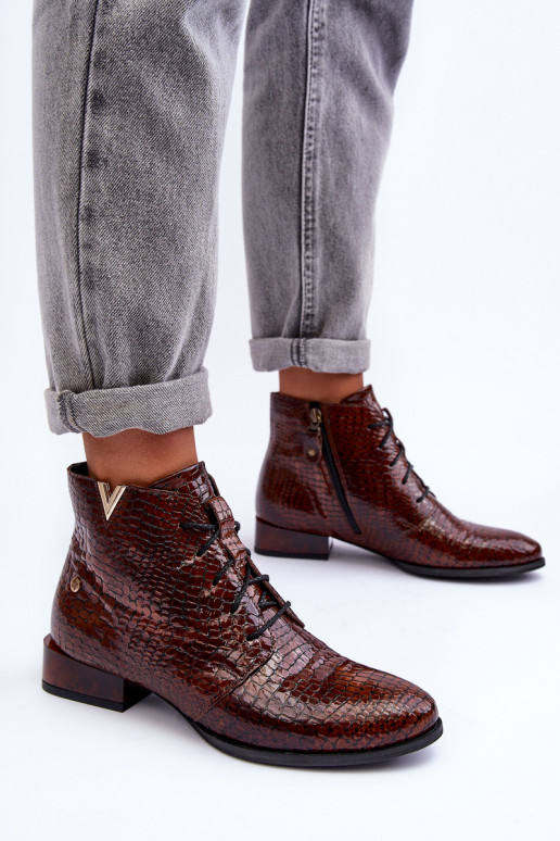 Sieviešu puszābaki Tā irciejka 5743C-02 brūnas krāsas