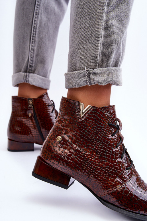 Sieviešu puszābaki Tā irciejka 5743C-02 brūnas krāsas