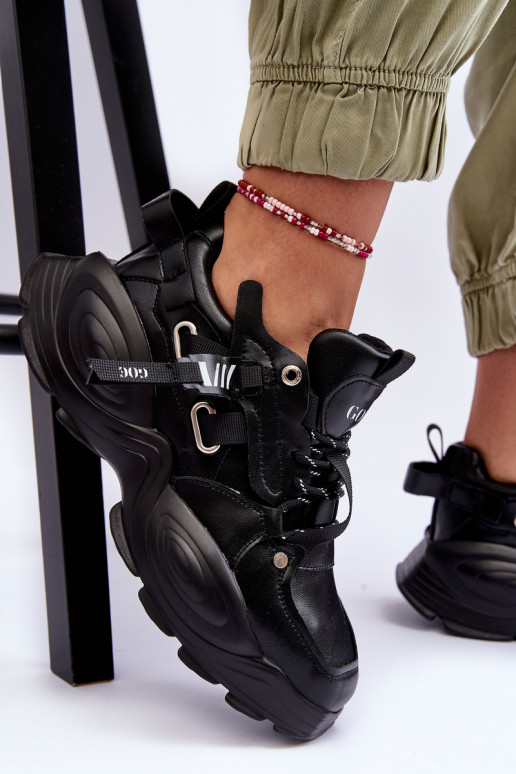 sporta apavi Sneakers modeļa apavi GOE MM2N4014 melnas krāsas