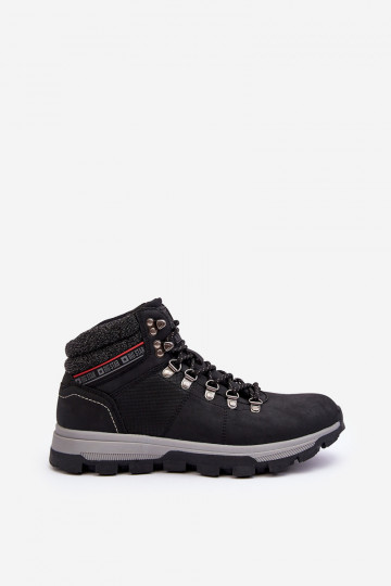 Vīriešiem pārgājienu zābaki Big Star KK174215 melnas krāsas 2