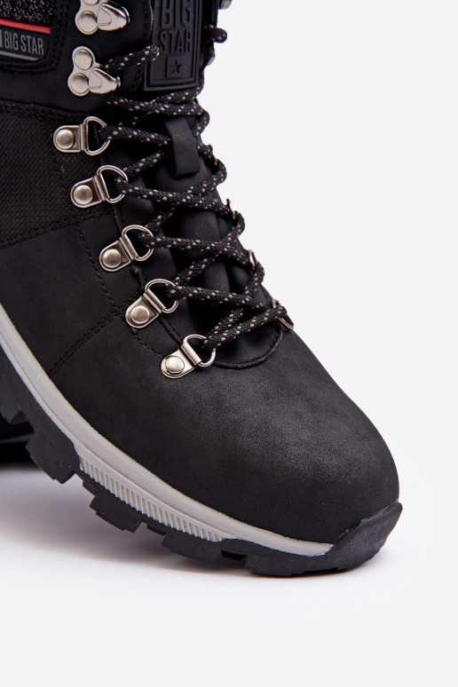 Vīriešiem pārgājienu zābaki Big Star KK174215 melnas krāsas Vīriešiem pārgājienu zābaki Big Star KK174215 melnas krāsas