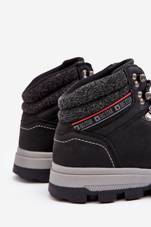 Vīriešiem pārgājienu zābaki Big Star KK174215 melnas krāsas Vīriešiem pārgājienu zābaki Big Star KK174215 melnas krāsas