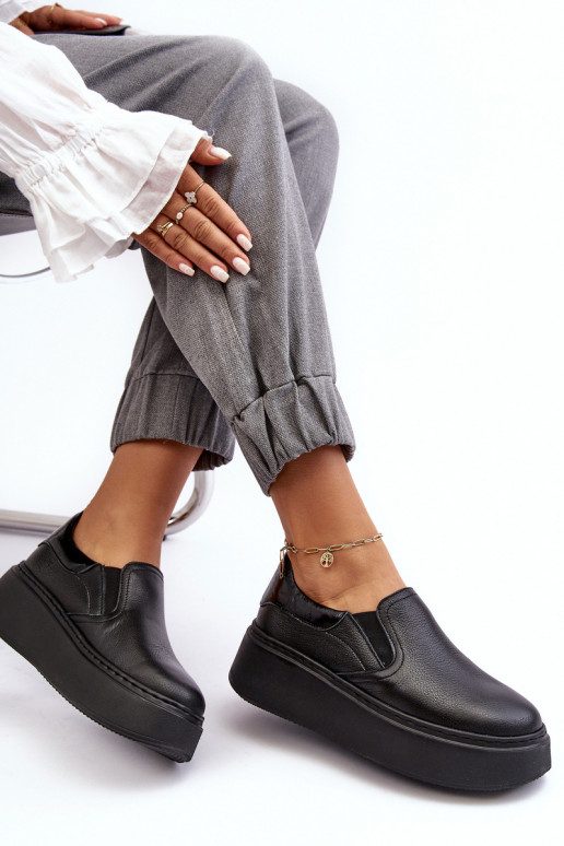 Āda sporta apavi Sieviešu uz ar platformus melnas krāsas Lemar Tā irnish