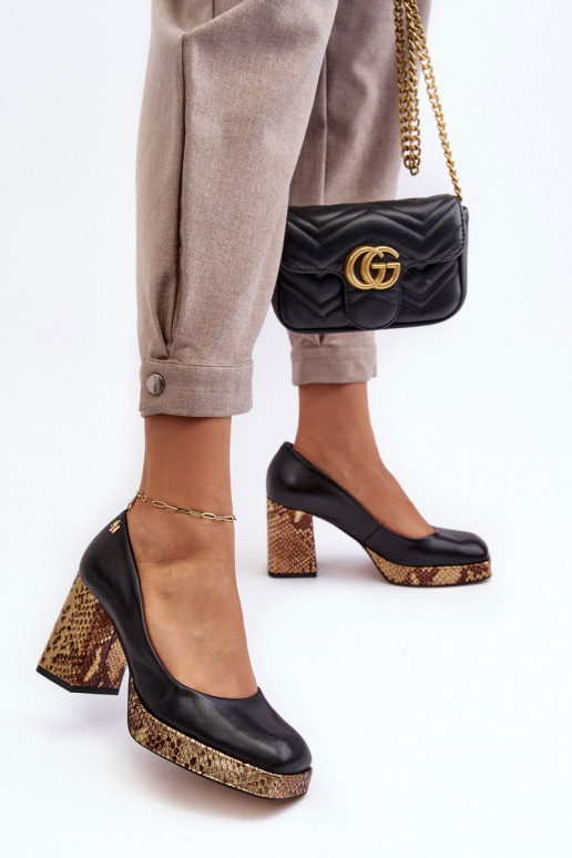 Stilīgasrnas Āda Kurpes Laura Messi 2599 melnas krāsas Stilīgasrnas Āda Kurpes Laura Messi 2599 melnas krāsas