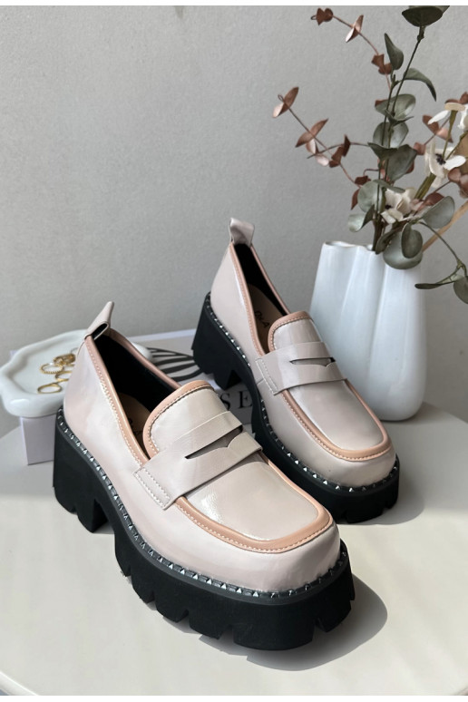 Āda Sieviešu Mokasīni D&A MR870-32 smilšu krāsas Āda Sieviešu Mokasīni D&A MR870-32 smilšu krāsas