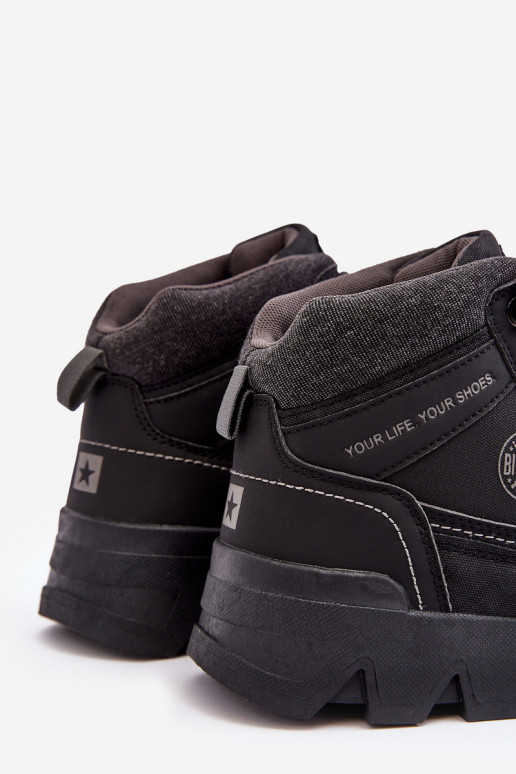 Vīriešiem pārgājienu zābaki melnas krāsas Big Star MM174016