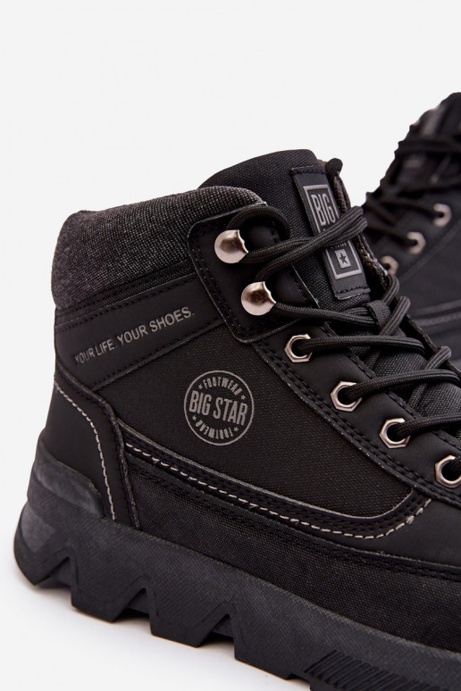 Vīriešiem pārgājienu zābaki melnas krāsas Big Star MM174016
