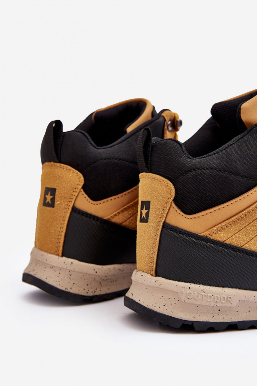 Sieviešu Siltināti pārgājienu zābaki brūnas krāsas Big Star MM274479