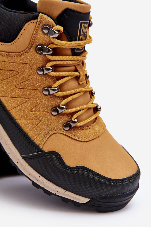 Sieviešu Siltināti pārgājienu zābaki brūnas krāsas Big Star MM274479