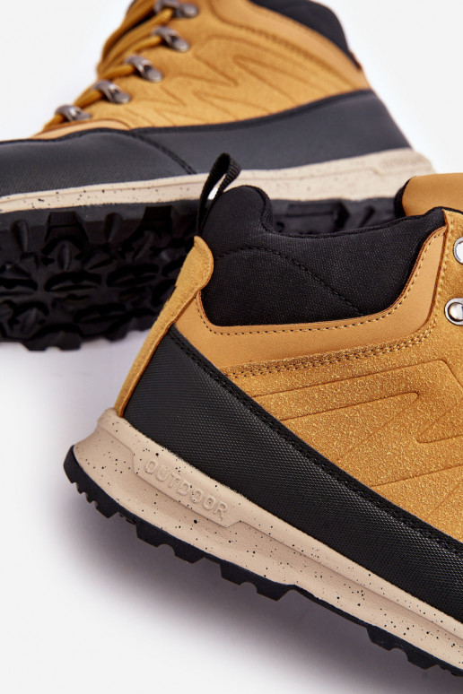 Sieviešu Siltināti pārgājienu zābaki brūnas krāsas Big Star MM274479