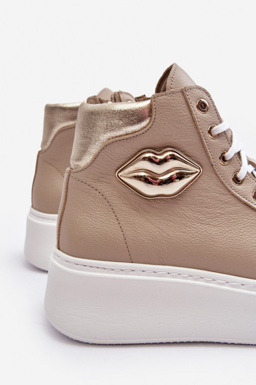 sieviešu puszābaki Augsts ar rāvējslēdzējiem Lemar smilšu krāsas Katerin sieviešu puszābaki Augsts ar rāvējslēdzējiem Lemar smilšu krāsas Katerin