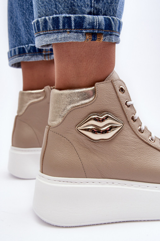 sieviešu puszābaki Augsts ar rāvējslēdzējiem Lemar smilšu krāsas Katerin sieviešu puszābaki Augsts ar rāvējslēdzējiem Lemar smilšu krāsas Katerin