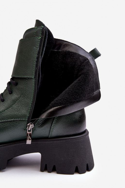 Āda Augsti jāšanas zābaki Zaļas krāsas Lemar Anceria Āda Augsti jāšanas zābaki Zaļas krāsas Lemar Anceria