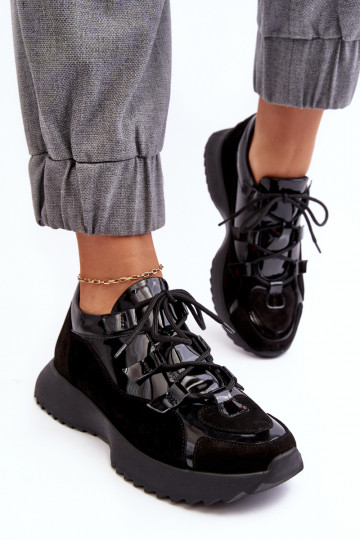 Āda Laque sporta apavi Sieviešu M01/2 Zazoo melnas krāsas