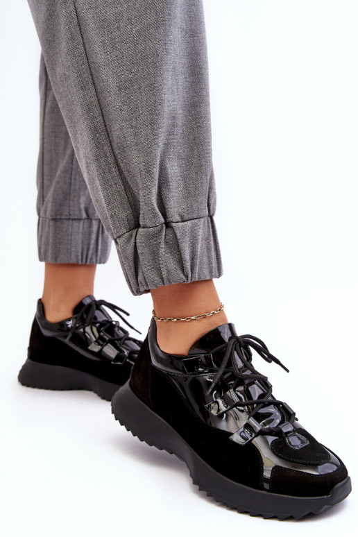 Āda Laque sporta apavi Sieviešu M01/2 Zazoo melnas krāsas