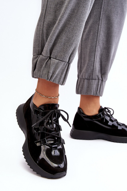 Āda Laque sporta apavi Sieviešu M01/2 Zazoo melnas krāsas