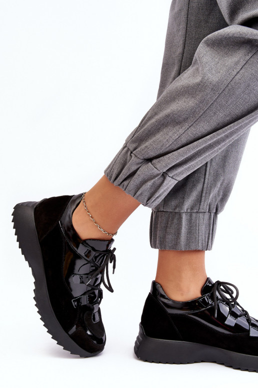 Āda Laque sporta apavi Sieviešu M01/2 Zazoo melnas krāsas