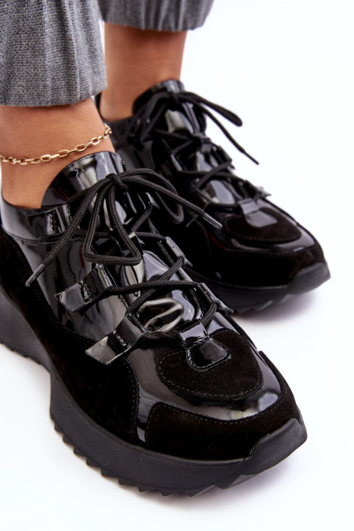 Āda Laque sporta apavi Sieviešu M01/2 Zazoo melnas krāsas