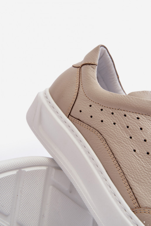 Vīriešiem sporta apavi Āda Zazoo 1544 smilšu krāsas Vīriešiem sporta apavi Āda Zazoo 1544 smilšu krāsas