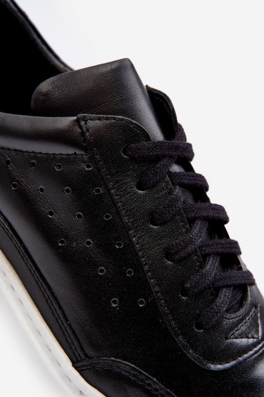 Vīriešiem sporta apavi Āda Zazoo 1544 melnas krāsas Vīriešiem sporta apavi Āda Zazoo 1544 melnas krāsas