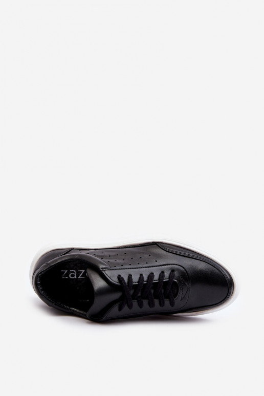 Vīriešiem sporta apavi Āda Zazoo 1544 melnas krāsas Vīriešiem sporta apavi Āda Zazoo 1544 melnas krāsas