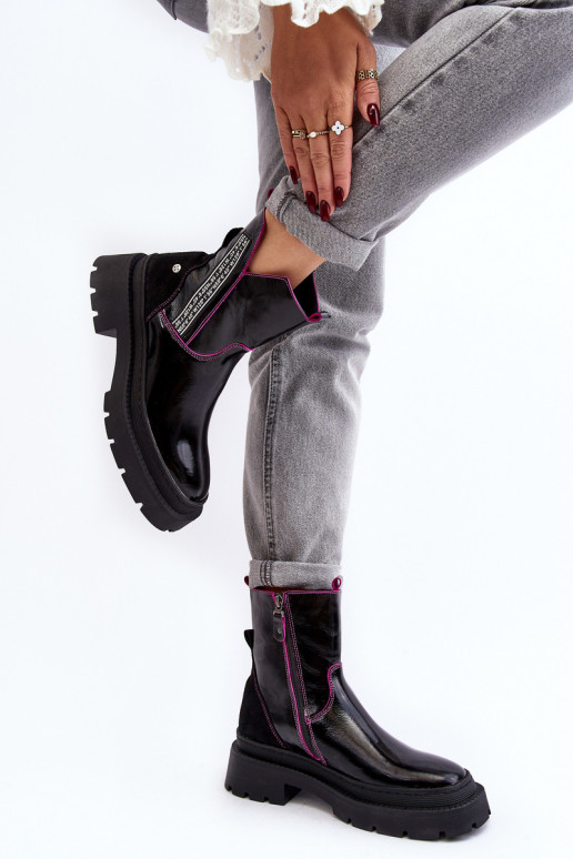 Āda Sieviešu Sieviešu puszābaki Tā irciejka 06236-15 melnas krāsas