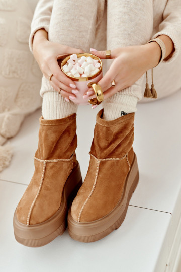 Āda Sieviešu Sieviešu puszābaki Uz masīvas zoles brūnas krāsas Zazoo 3424