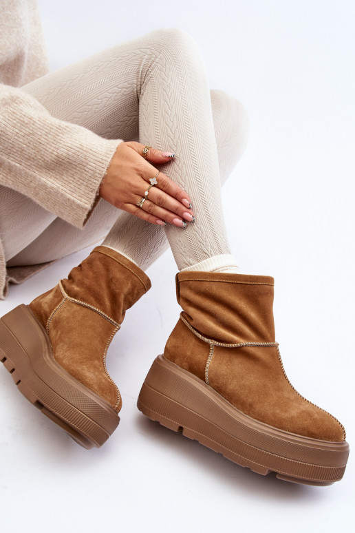 Āda Sieviešu Sieviešu puszābaki Uz masīvas zoles brūnas krāsas Zazoo 3424