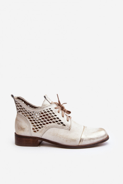 Zazoo 2878 Zems Zābaki Āda Sieviešu Sudraba krāsas Zazoo 2878 Zems Zābaki Āda Sieviešu Sudraba krāsas