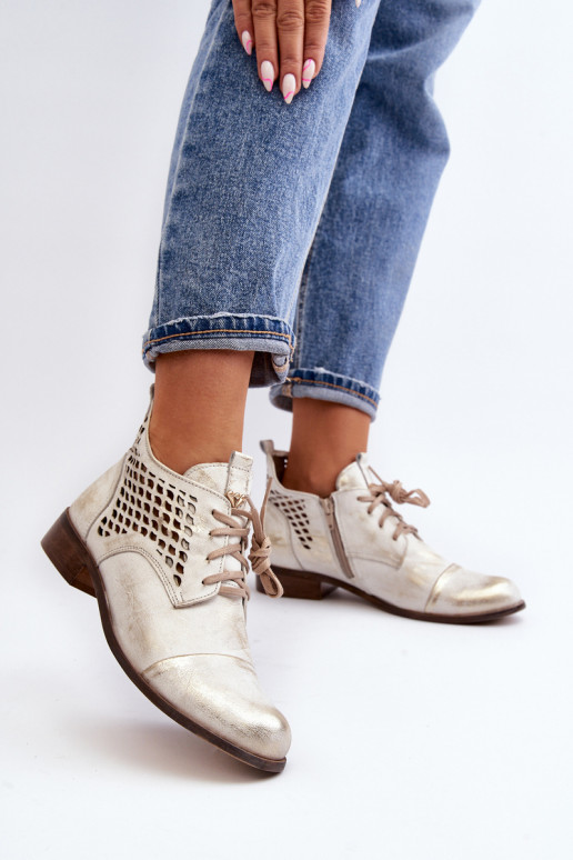 Zazoo 2878 Zems Zābaki Āda Sieviešu Sudraba krāsas Zazoo 2878 Zems Zābaki Āda Sieviešu Sudraba krāsas