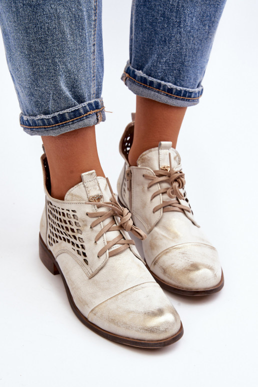 Zazoo 2878 Zems Zābaki Āda Sieviešu Sudraba krāsas Zazoo 2878 Zems Zābaki Āda Sieviešu Sudraba krāsas