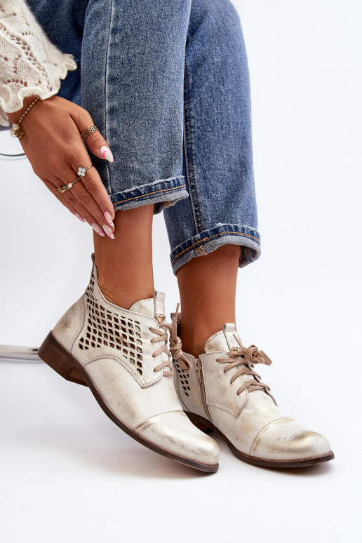 Zazoo 2878 Zems Zābaki Āda Sieviešu Sudraba krāsas Zazoo 2878 Zems Zābaki Āda Sieviešu Sudraba krāsas