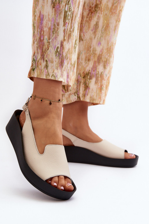 Zazoo 2893 Sieviešu basenes Āda na Biezsj PodeszInie Ziloņkaula krāsas Zazoo 2893 Sieviešu basenes Āda na Biezsj PodeszInie Ziloņkaula krāsas