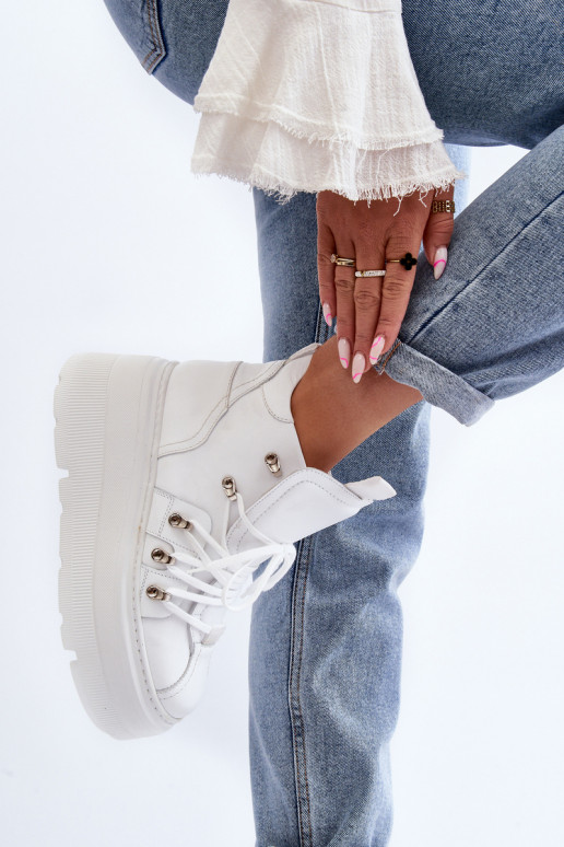 Zazoo 3416 Āda Sieviešu sporta apavi baltas krāsas